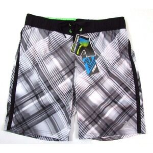 ZeroXposur Swim Board Shorts Men Small UPF 50 Pockets Mesh Lining Stretch NWT